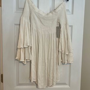Lizard thicket off shoulder shirt